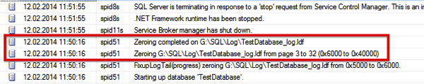 Log Initialization