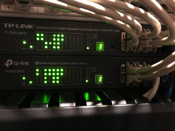 The 2 TP Link Switches