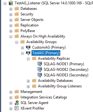 Running a SQL Server Availability Group