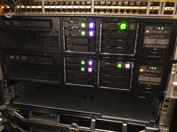 The ESXi Host is physically removed from the Server Rack