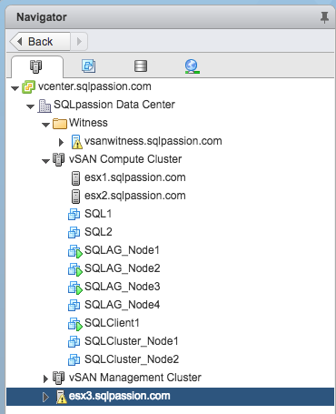 Adding the new ESXi Host to the vSphere Inventory