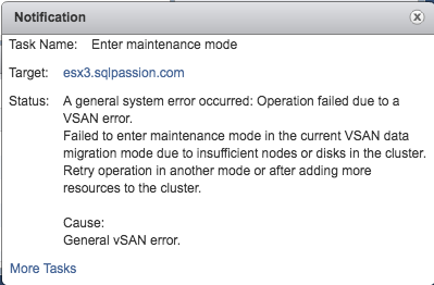 I have one ESXi Host too less!