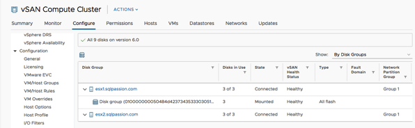 Migration of the vSAN Datastore