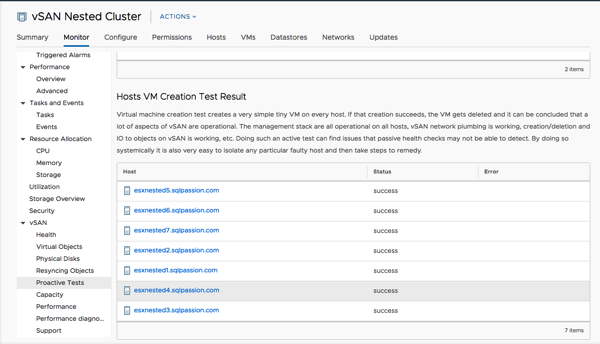 Testing the vSAN Datastore