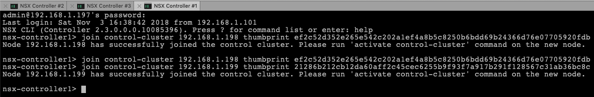 Joining the Controller Cluster