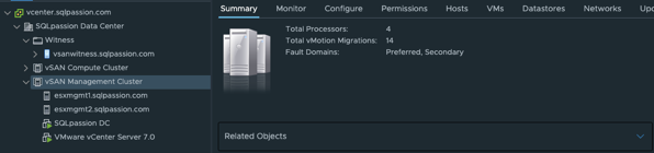 My vSAN based Management Cluster