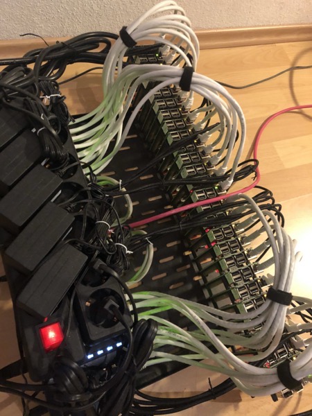 A 28-node Raspberry Pi Kubernetes Cluster