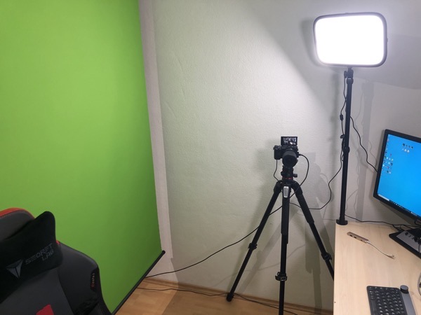 The Green Screen in action